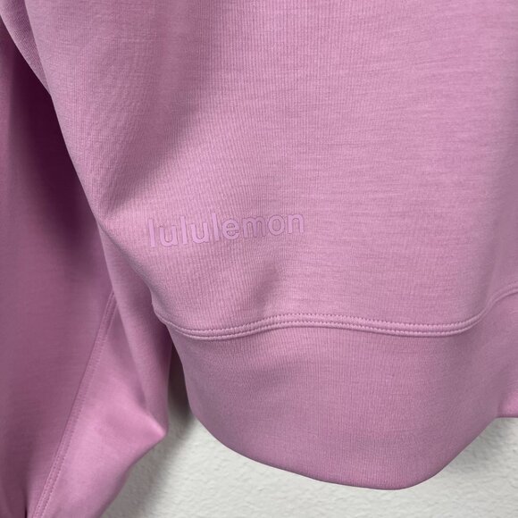 Lululemon | Perfectly Oversized Crop Crew Dahlia Mauve, size 2 - Picture 5 of 11